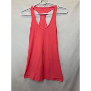 Lululemon Racerback Tank‎ Top Athletic Workout Yoga Gym Coral Pink Size 2